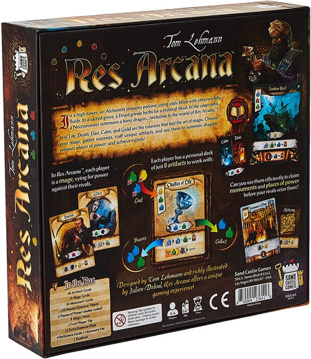 Res Arcana Board Game - WiredVillage Games - Sand Castle Games