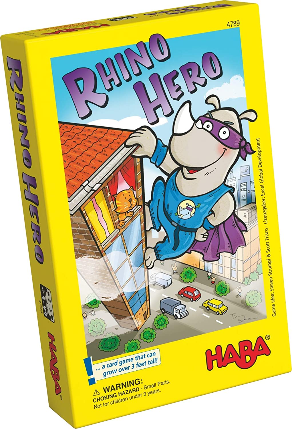 Rhino Hero A Heroic Stacking Card Game - WiredVillage Games - HABA