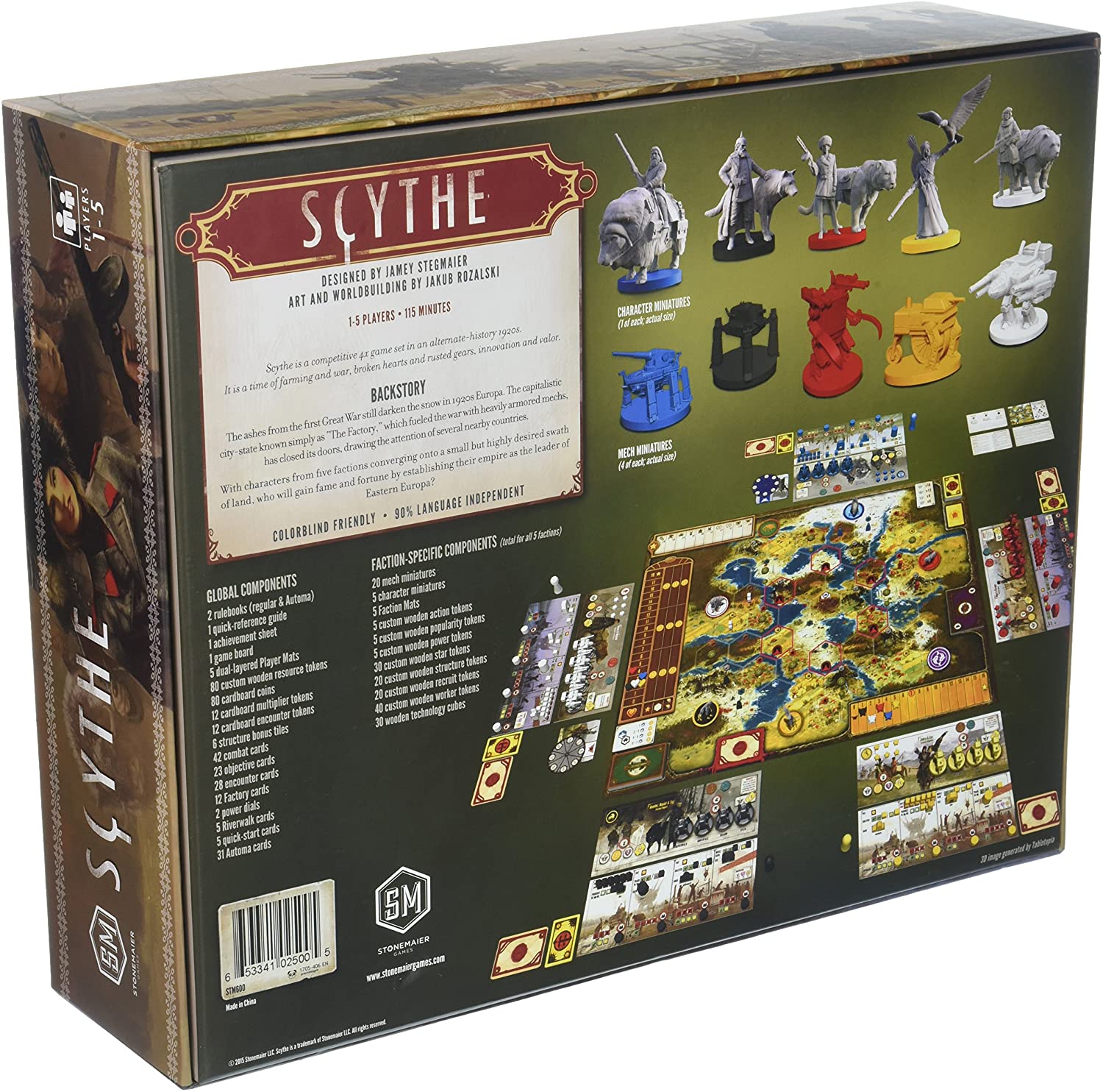 Scythe Board Game - WiredVillage GamesStonemaier Games