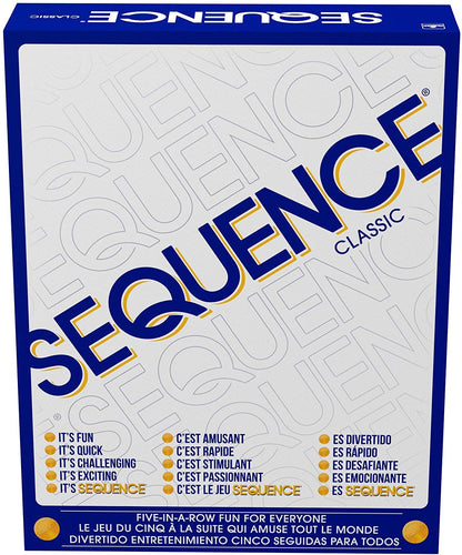 SEQUENCE Classic Trilingual Board Game - WiredVillage GamesJax