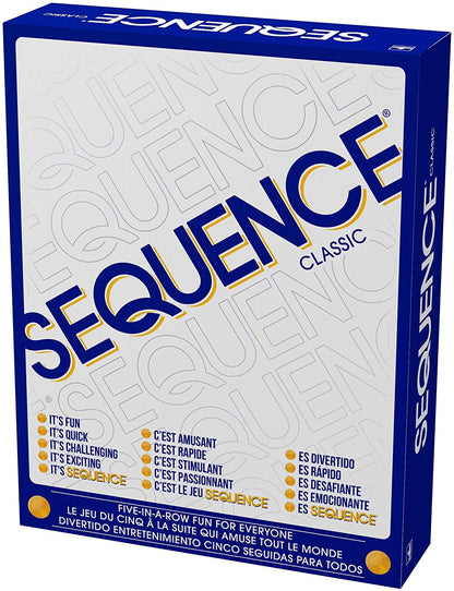 SEQUENCE Classic Trilingual Board Game - WiredVillage GamesJax