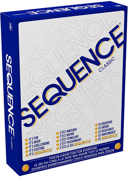 SEQUENCE Classic Trilingual Board Game - WiredVillage GamesJax