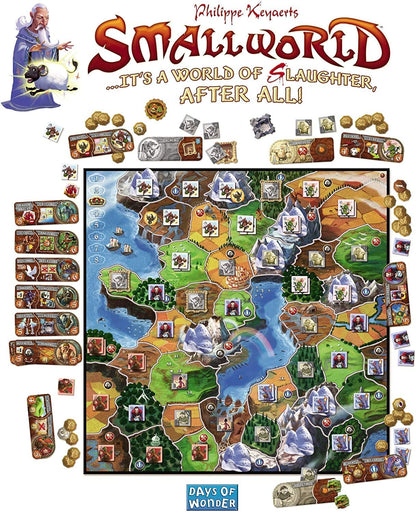 Small World Board Game - WiredVillage GamesDays of Wonder