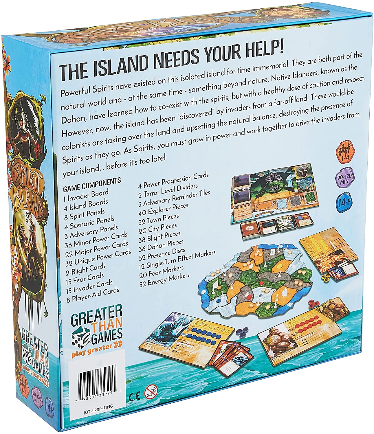 Spirit Island Board Game - WiredVillage GamesGreater Than Games