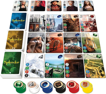 Splendor Board Game - WiredVillage GamesSpace Cowboys