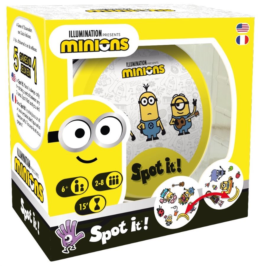 SPOT IT! / DOBBLE - MINIONS - WiredVillage GamesWiredvillage Games