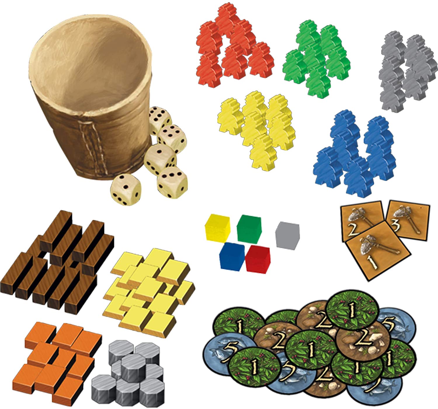 Stone Age Board Game - WiredVillage GamesZ - Man Games