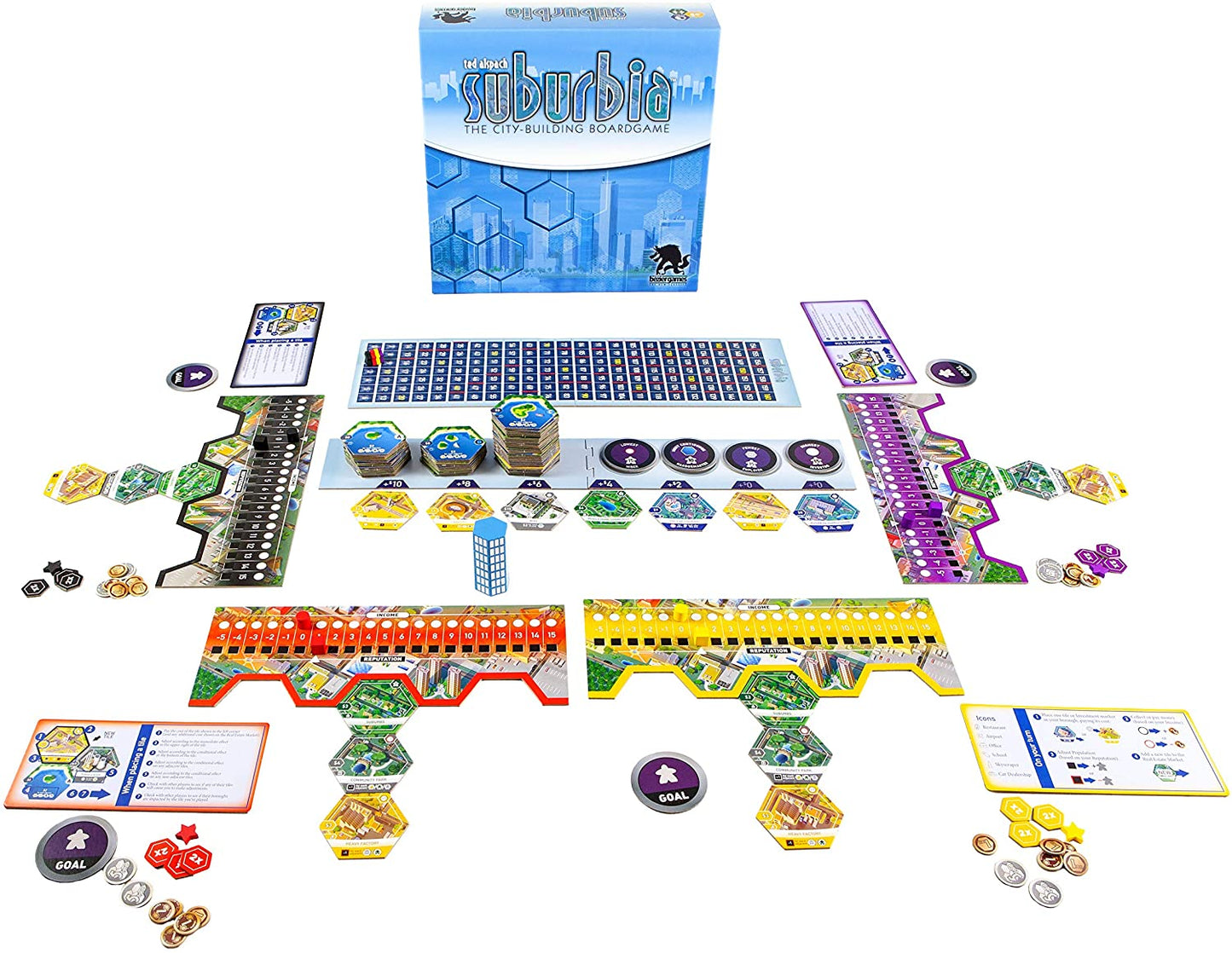 Suburbia 2nd Edition Board Game - WiredVillage GamesBezier Games