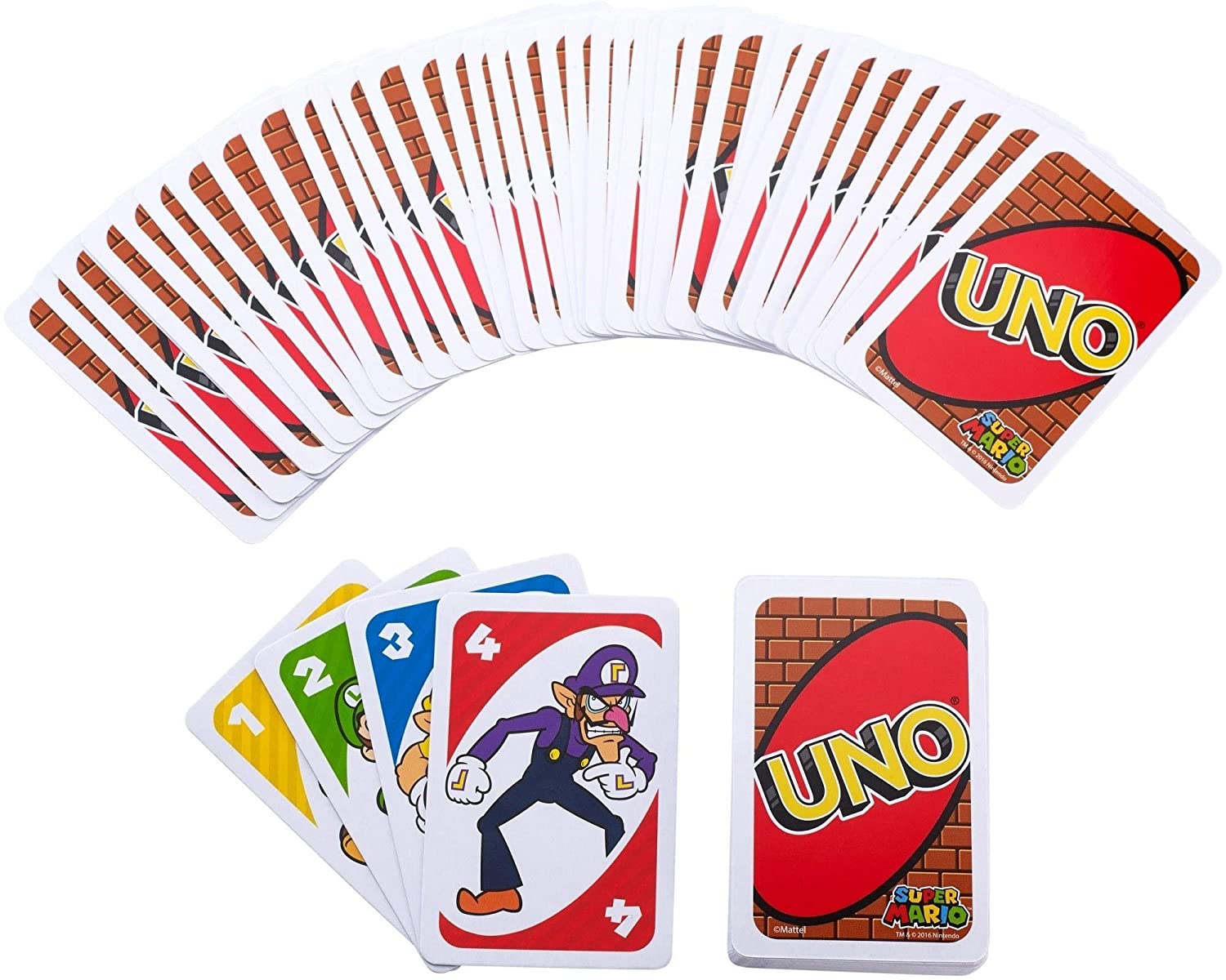 Super Mario UNO Card Game - WiredVillage GamesMattel