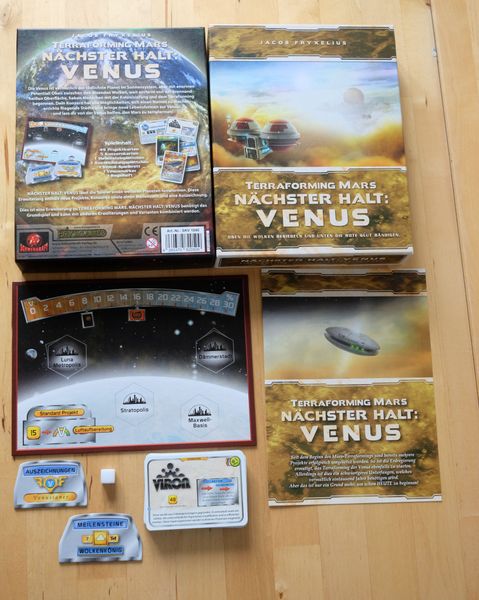 Terraforming Mars Venus Next - WiredVillage GamesStronghold Games