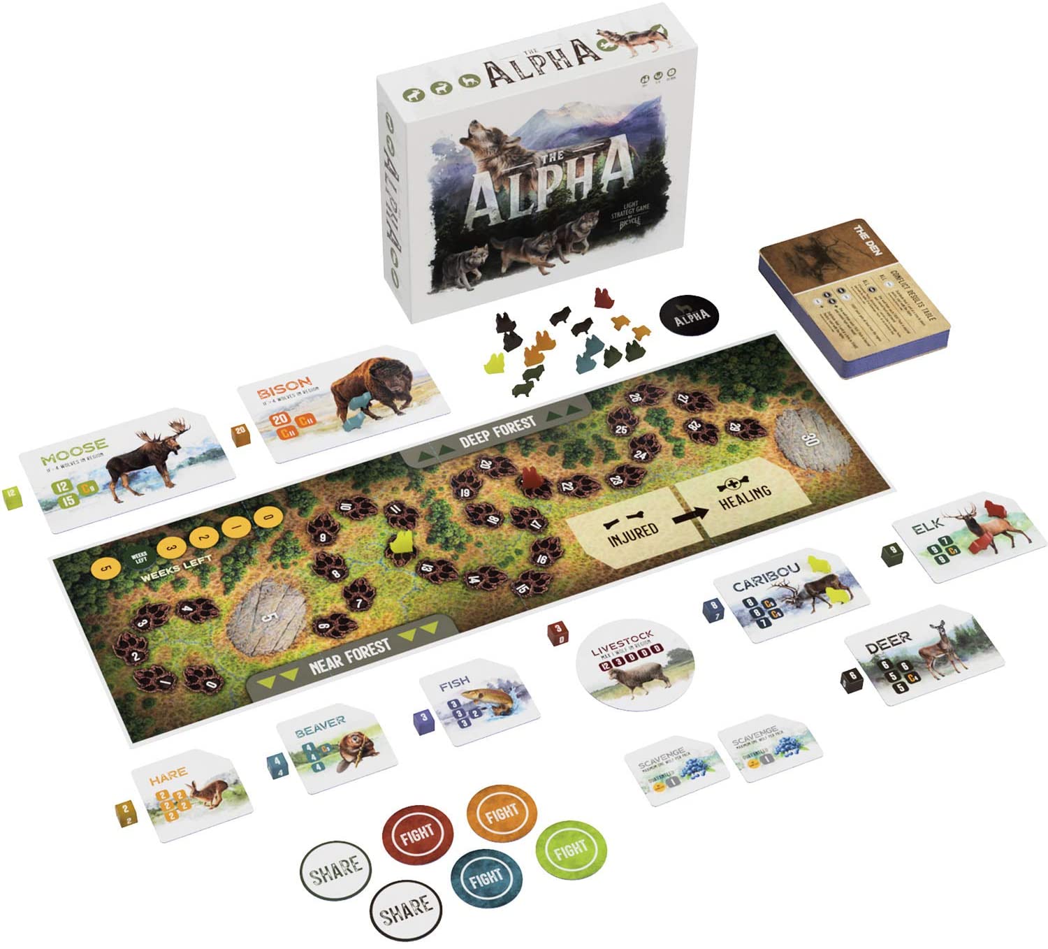 The Alpha - Light Strategy Board Game - WiredVillage GamesBicycle