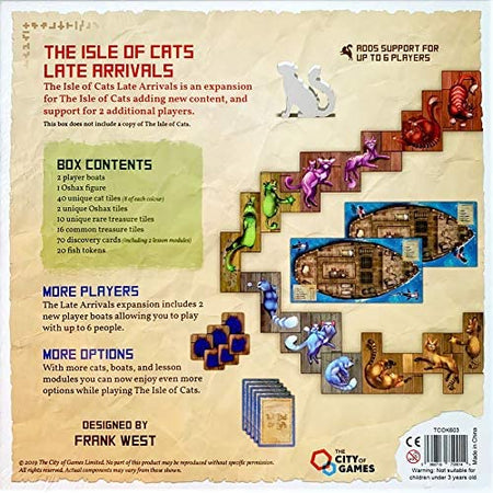 The Isle of Cats Board Game - WiredVillage Games - City of Games