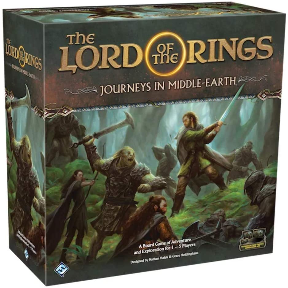 The Lord of The Rings : Journeys In Middle - Earth Board Game - WiredVillage Games - Fantasy Flight Games
