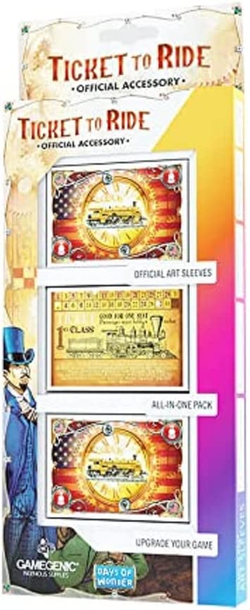TICKET TO RIDE - ART SLEEVES - WiredVillage Games - Wiredvillage Games