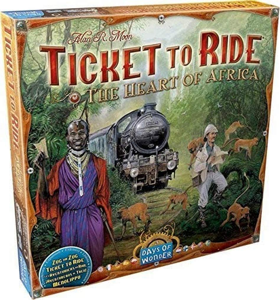 TICKET TO RIDE: MAP #3 - AFRICA - WiredVillage Games - Days of Wonder