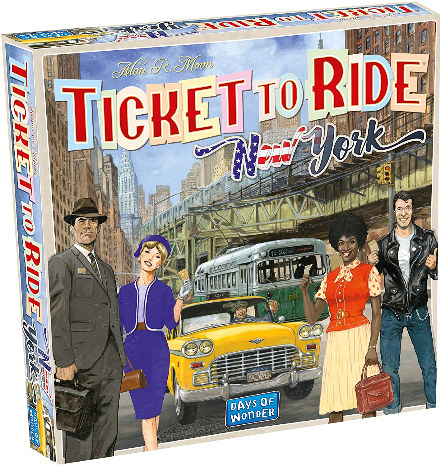 Ticket to Ride New York Board Game - WiredVillage GamesDays of Wonder