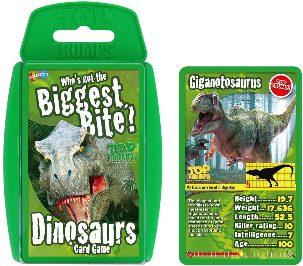 Top Trumps Dinosaurs Card Game - WiredVillage GamesTop Trumps