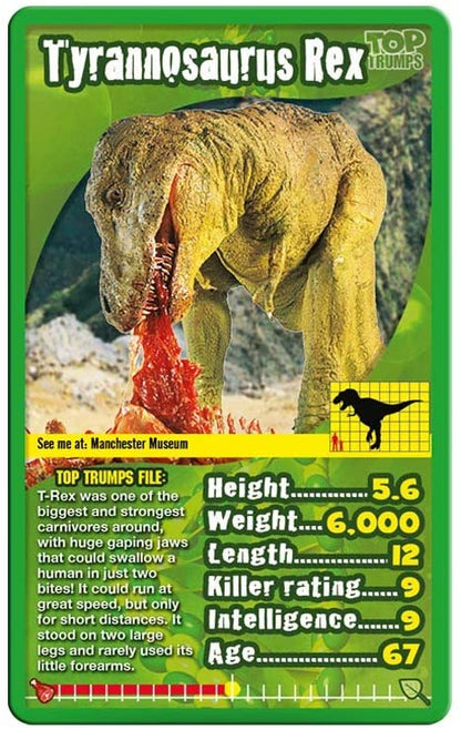 Top Trumps Dinosaurs Card Game - WiredVillage GamesTop Trumps