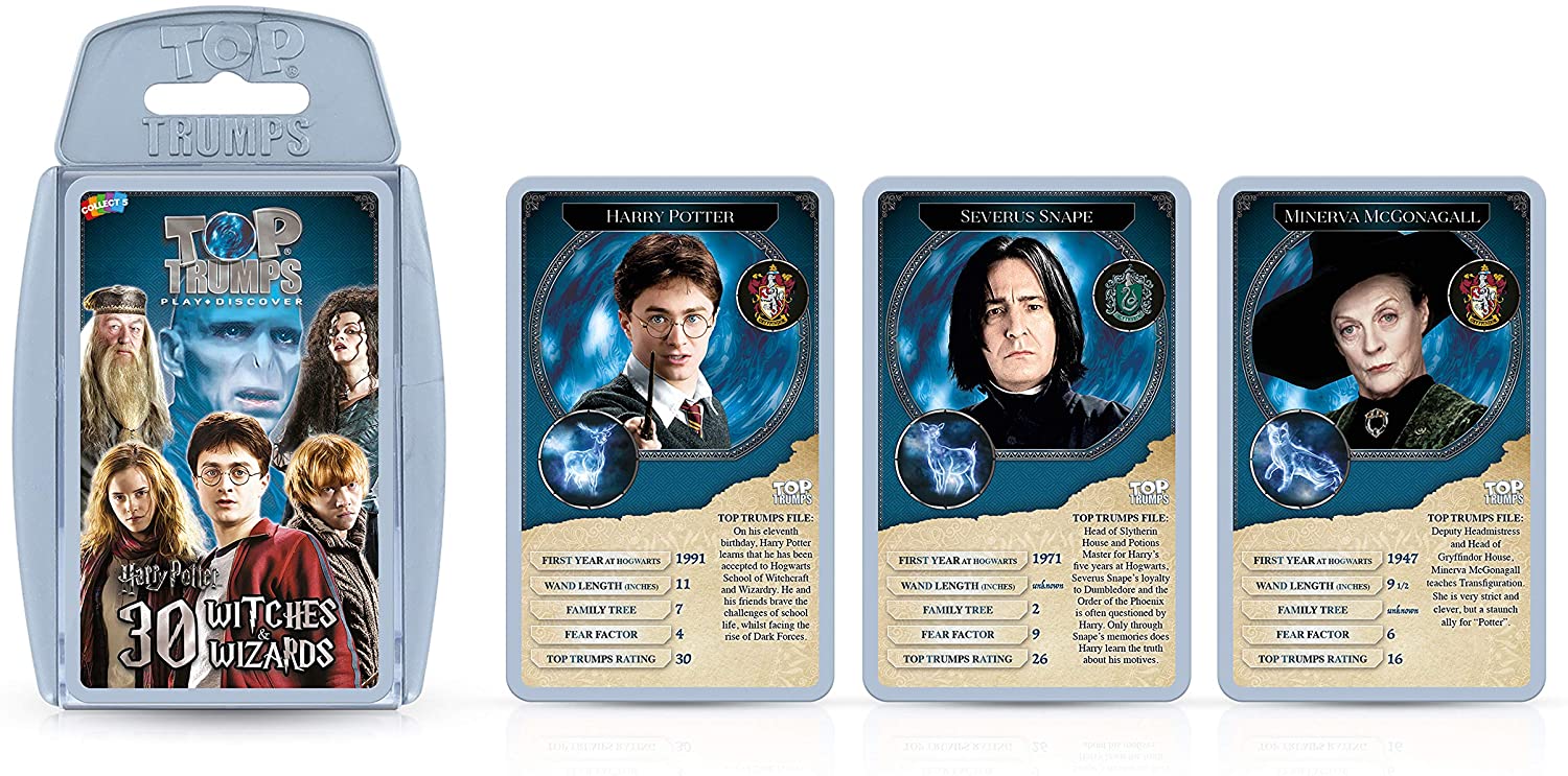 Top Trumps Witches and Wizards Card Game - WiredVillage GamesTop Trumps