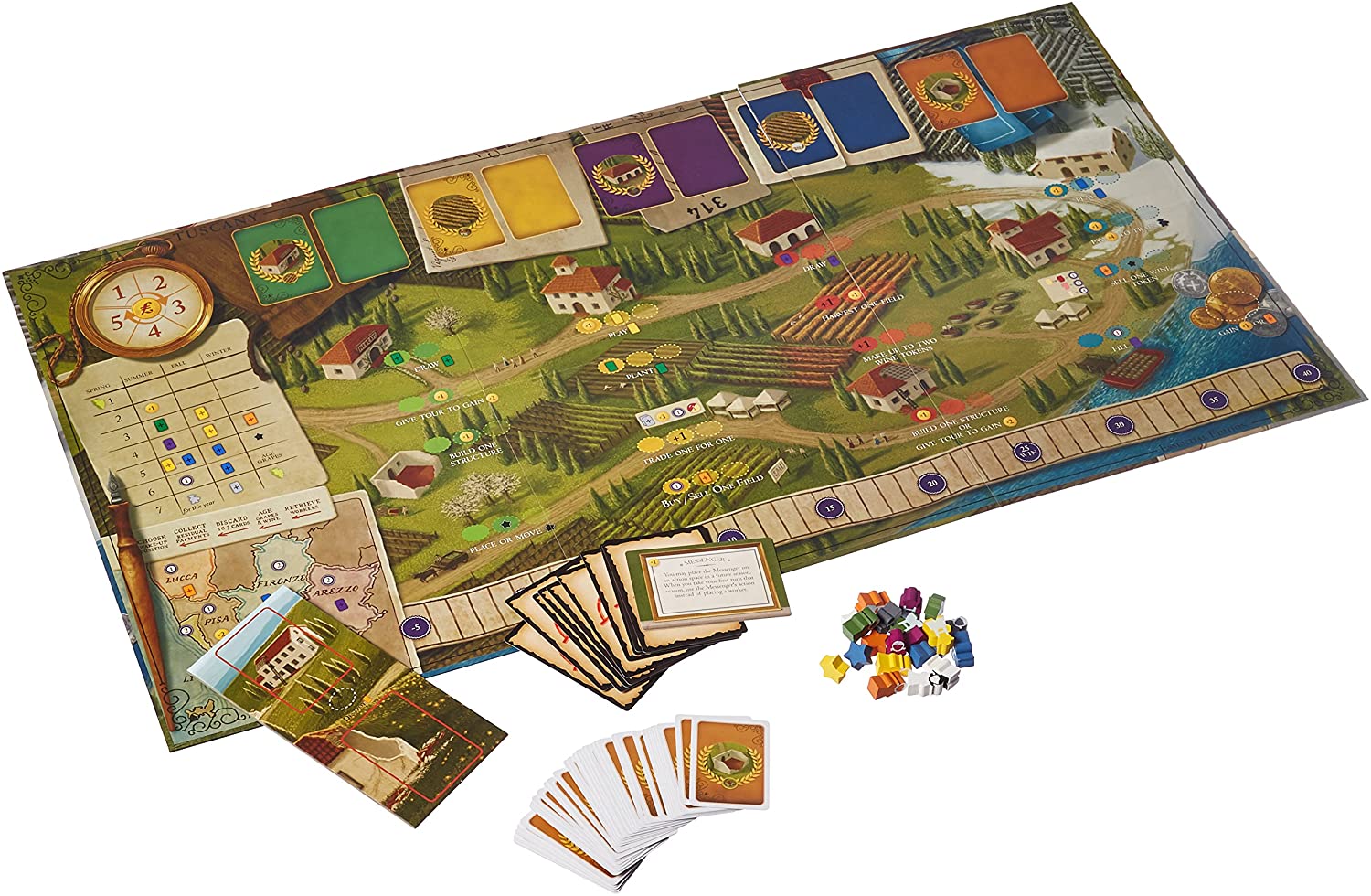 Tuscany Essential Edition Board Game - WiredVillage GamesStonemaier Games