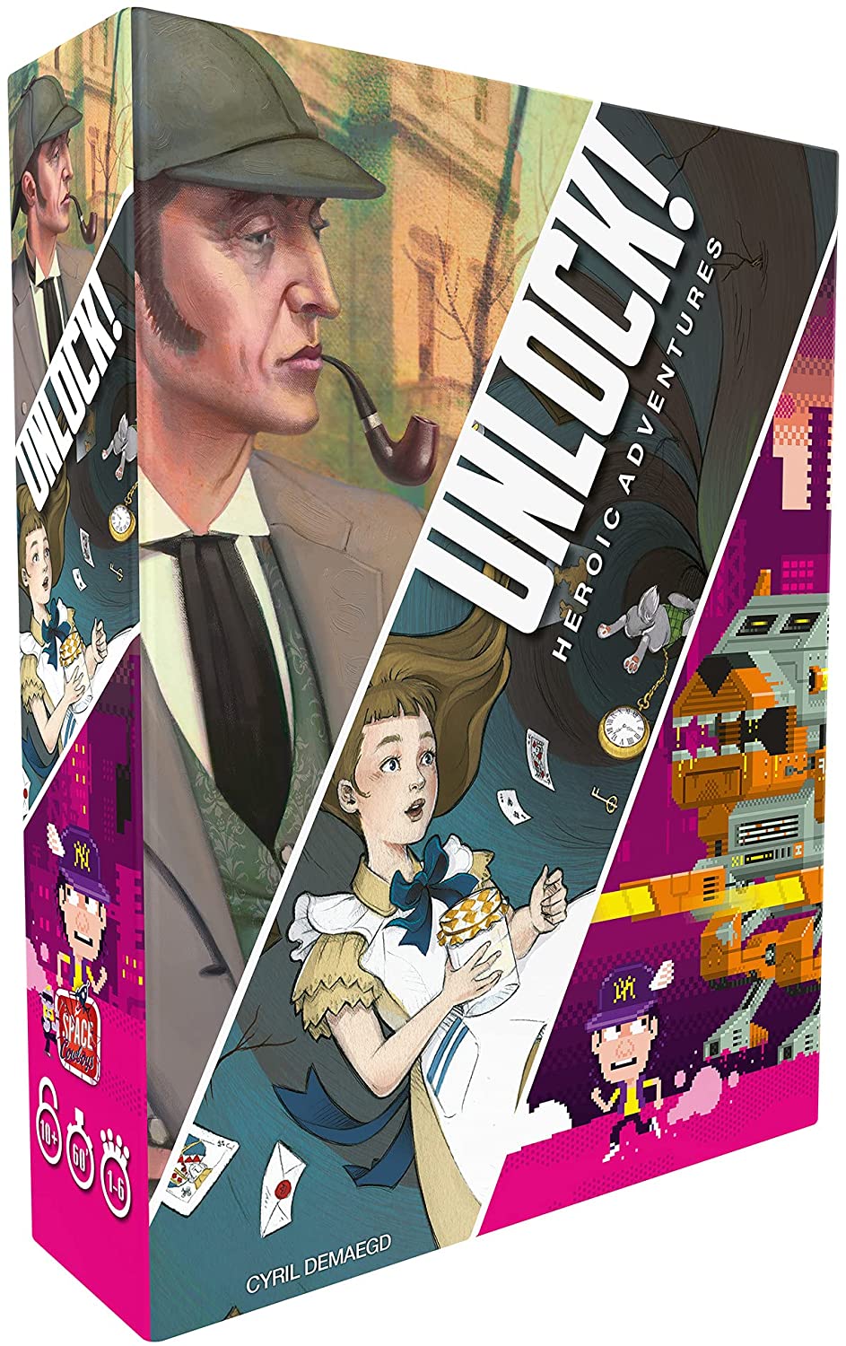 UNLOCK! Heroic Adventures Card Game - WiredVillage Games - Space Cowboys