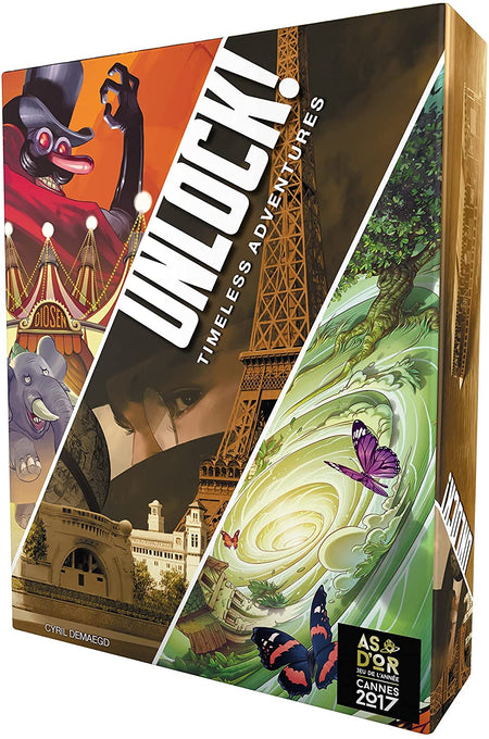 UNLOCK! Timeless Adventures Card Game - WiredVillage Games - Space Cowboys