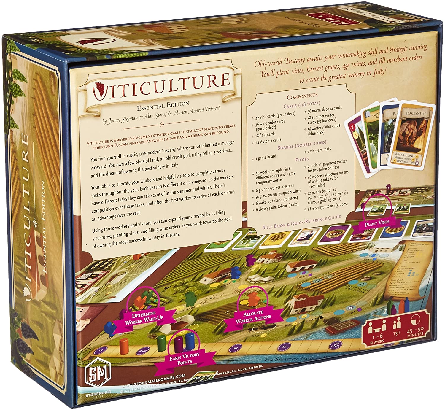 Viticulture Essential Edition Board Game - WiredVillage GamesStonemaier Games