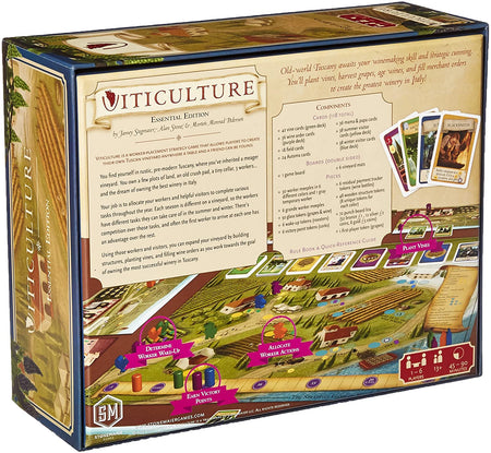 Viticulture Essential Edition Board Game - WiredVillage Games - Stonemaier Games
